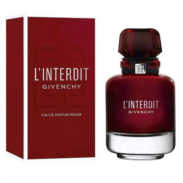 Givenchy L'Interdit Rouge Eau De Parfum 80ml – Bold, Sensual, and Elegant Fragrance for Women 