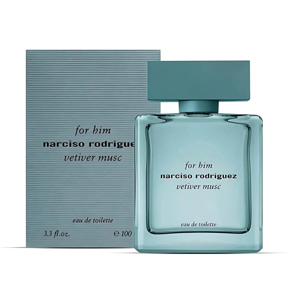 Narciso Rodriguez Vetiver Musc For Him Eau De Toilette 100ml – A Refined & Sophisticated Woody Musk 