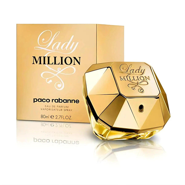 Paco Rabanne Lady Million Eau De Parfum 80ml – A Bold & Luxurious Feminine Fragrance 