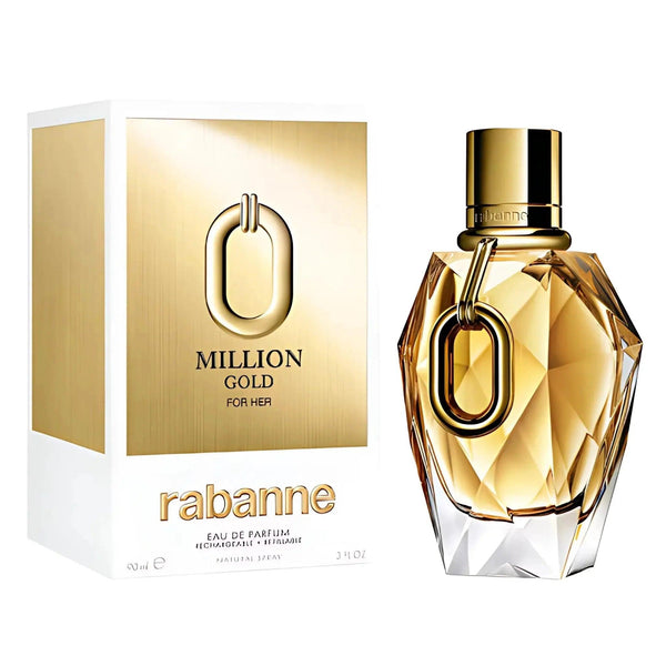 Paco Rabanne Million Gold For Her Eau De Parfum 90ml – A Bold & Luxurious Feminine Scent 