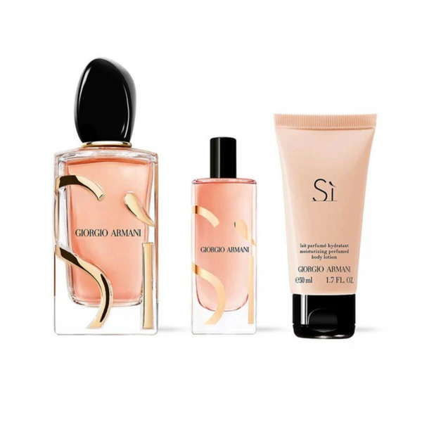 Giorgio Armani Si Intense Eau de Parfum for Women – 100ml 3Pc Set