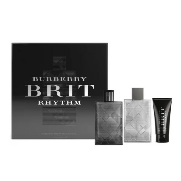Burberry Brit Rhythm for Men – 100ml 3-Piece Gift Set