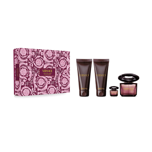 VERSACE CRYSTAL NOIR EDP NATURAL SPRAY 90 ML GIFT SET 