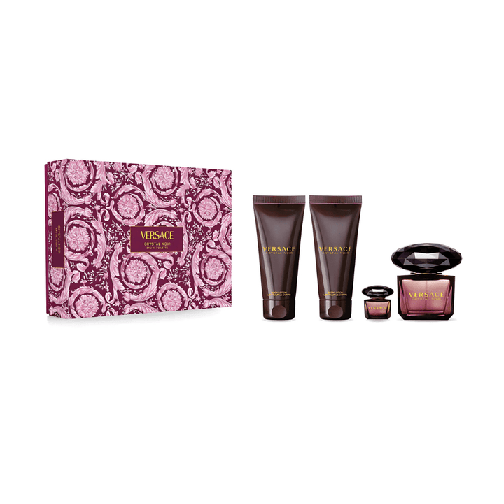 VERSACE CRYSTAL NOIR EDP NATURAL SPRAY 90 ML GIFT SET 