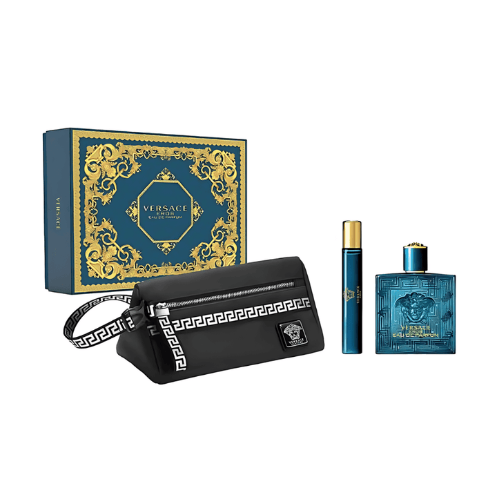 Versace Eros Edp 100Ml M 2Pcs Bag Set 