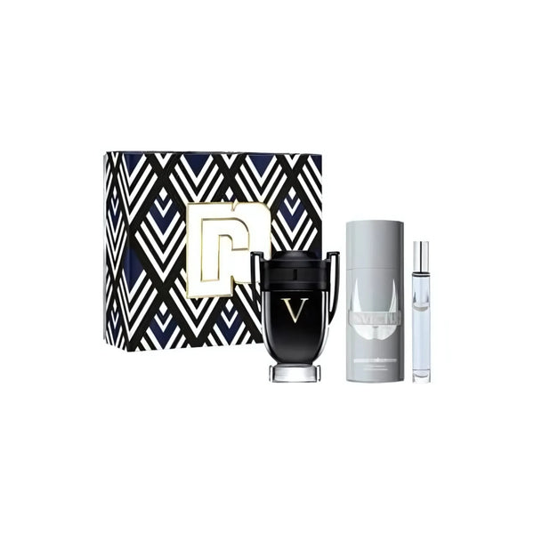 Paco Rabanne Invictus Victory Extreme Edp 100ml+Deo+10ML 3Pcs Set