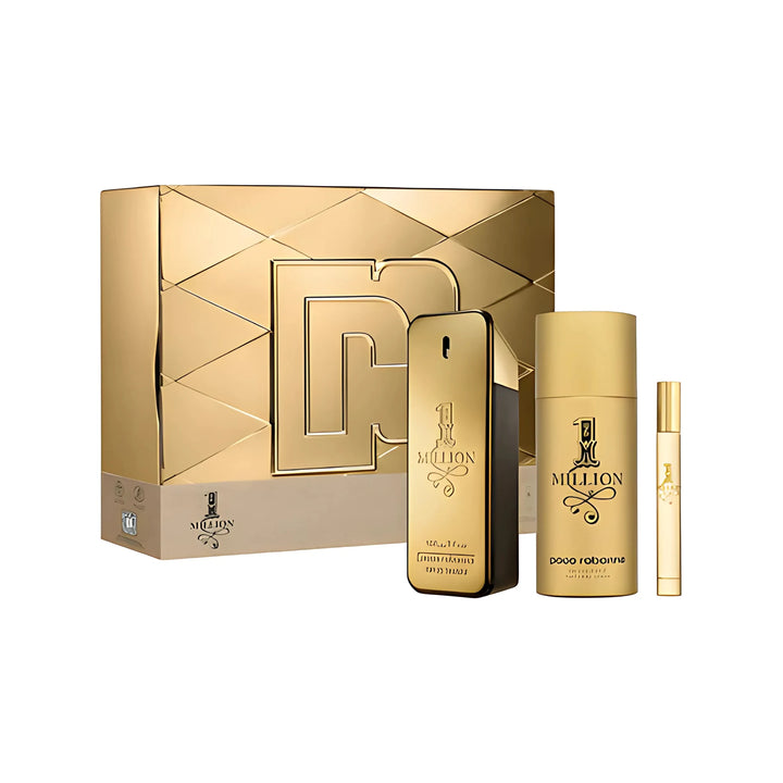 Paco Rabanne One Million Edt M 100Ml 3Pcs Set